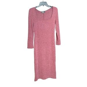 Lulu’s NWT maroon long sleeve sweater dress size small